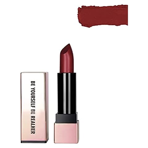 REALHER Moisturizing Lipstick - Be Yourself Be Realher - Deep Red - All-Day Hydration - High Pigment, Creamy, Smooth Application Cover
