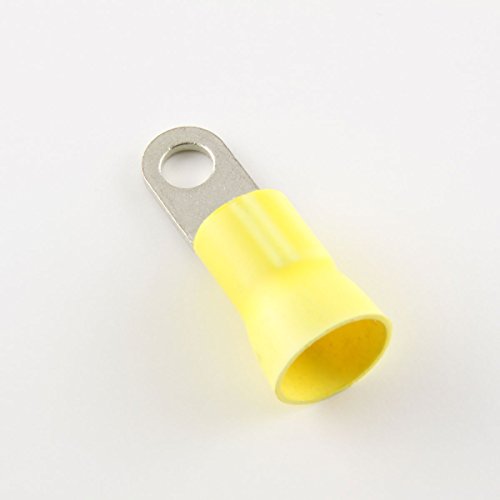 4 Ga. Insulated Ring Terminals, 1/4