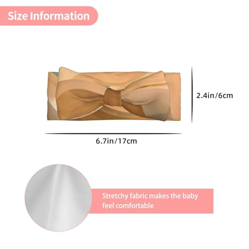 Dunhuang Mystery Baby Bow Headband, Soft Baby Bow Hair Accessory For Newborn Babies, &*Toddlers, Kids.3