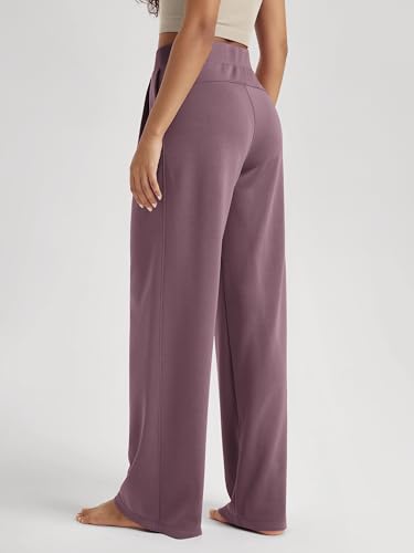 Image of ODODOS Modal Soft Wide Leg Pants for Women High Waist Casual Relaxed Pants with Pockets-27 /29 inch / 31 inch Inseam