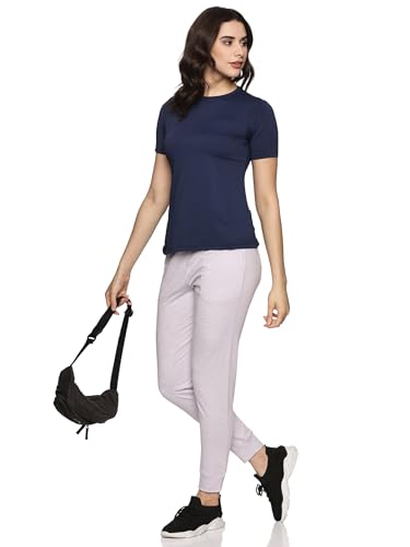 Image of Women Joggers Pant with Side Pockets and Drawstring Waist Adjustable Lilac