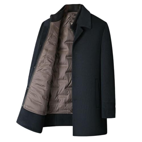 Manteau en laine homme business décontracté pour l'hiver