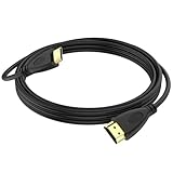 Saipomor Mini HDMI to HDMI Cable 1080P Compatible with Nikon D850, D810A, D7100, D6, D5, DF/Canon EOS RP, EOS R, 90D, 80D – DSLR Camera to TV, Monitor, Capture Card (3ft)