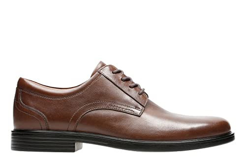 Image of Clarks Men's Un Aldric Park Oxford-Tan Leather