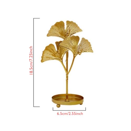 Vintage Jewelry Tree Stand Gold Keychain Display Small Necklace Holder - image 3