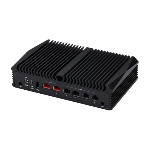 Image of Qotom Firewall Appliance Q10922H6 Processor N100,up to 3.4GHzBarebone(NO Ram NO SSD) -4x2.5 Gigabit LAN,2x10 Gigabit LAN,Fanless,Win10 /Linux 24 /7