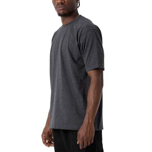 Pro Club Men's Heavyweight Cotton Short Sleeve Crew Neck T-Shirt