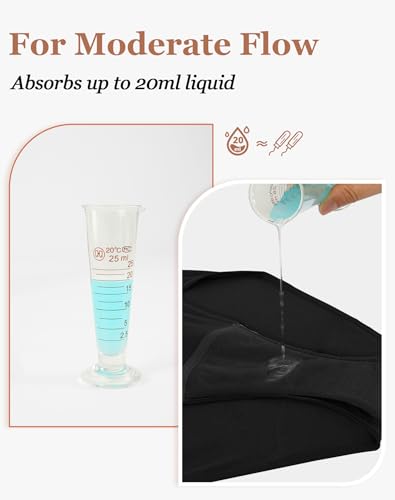 INNERSY Women's Bikini Period Underwear Cotton Menstrual Leakproof Panties 3-Pack2