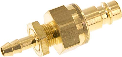 Schott-Kupplungsstecker (NW7,2) 6mm Schlauch, Messing Werkstoff:Messing Schottge-winde G:M 12 x 1
