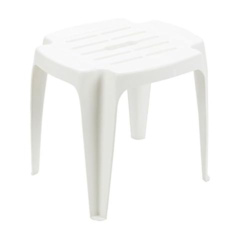 SATURNIA 8330001 Taburete Resina Blanco Cover