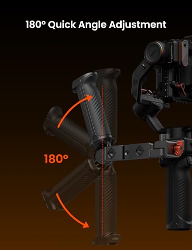 Image of Hohem BH-01 Adjustable Sling Gimbal Handle for iSteady MT3 /M7 /M6 /MT2, Ergonomic L-Grip Low Angle Shooting