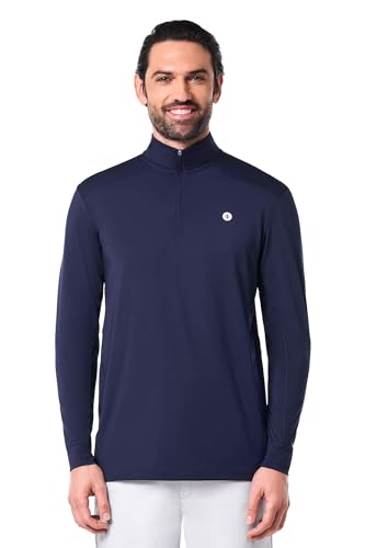 Coolibar UPF 50+ Men's Agility Performance Pullover - Sun Protective