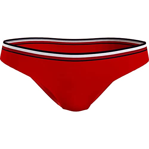 Tommy Hilfiger Mujer Parte Inferior de Bikini Deportivo, Rojo (Primary Red), XL