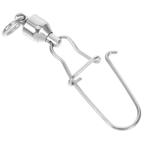 GALPADA Kite Connector with Bearing Joint Sturdy Stainless Steel Hook for Kite Spool Axle Accessory for Outdoor Games Parties Safe Versatile Design