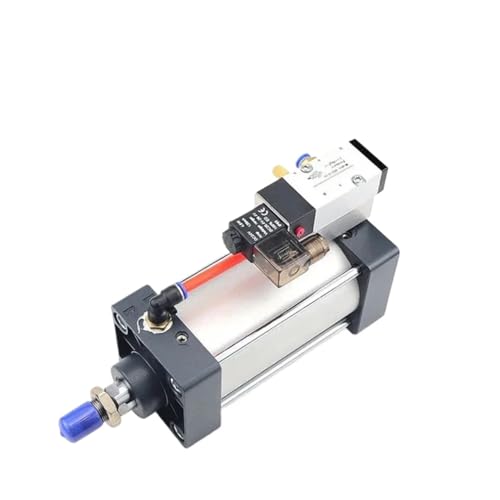 Cylindre intégré série SCF100 avec électrovanne pneumatique DC 12V - 2