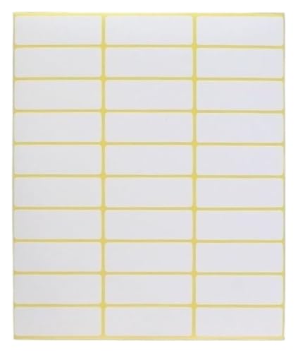 Etiquetas adhesivas precio grabable en blanco para comercio y hogar