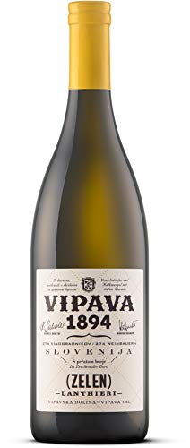 Vipava 1894 vin blanc Lanthieri Zelen 2019, vin blanc sec (minéral, frais et intéressant), vin de qualité ZGP, vendangé à la main (1 x 0.75 l) Cover