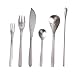 Sztućce sztućce zestaw 6, stal nierdzewna 304 retro matowy elegancki trwały, zawiera widelec do noża, zastawa stołowa, zastawa stołowa do domu, hotelu, restauracji, nowego domu (48 szt.)