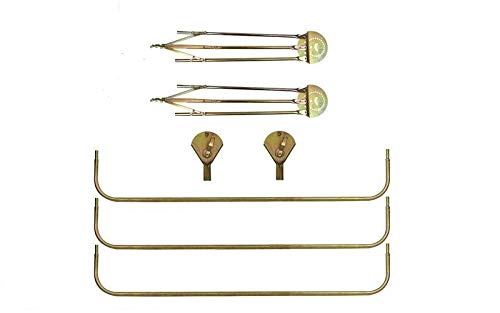 Miniatura 2 de Farmer Bob's Parts Paraguas completo rojo con 3 arcos de 40 pulgadas con soporte de eje TBT3 405474-405241