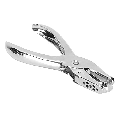 Ejoyous Hole Punching Tool Steel Round Hole Puncher Pliers for Leather Strap Notepad Punching