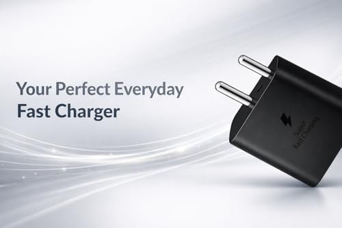 Image of Original Samsung 45W C-Type Super-Fast Charger Adapter for Samsung Galaxy S26 /S25 /S25 Plus /S25 Ultra /S24 (Ultra /Plus /FE) A57 /Note 20 /S11 5G /M16 (S /A /F /M Series) USB C 45 W PD 3.0 Charge Adaptor