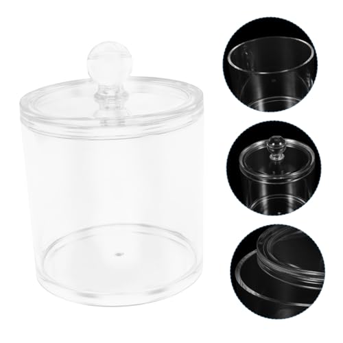 Funda de contenedores de hisopos impermeables PRETYZOOM en pack de dos unidades para baño 5