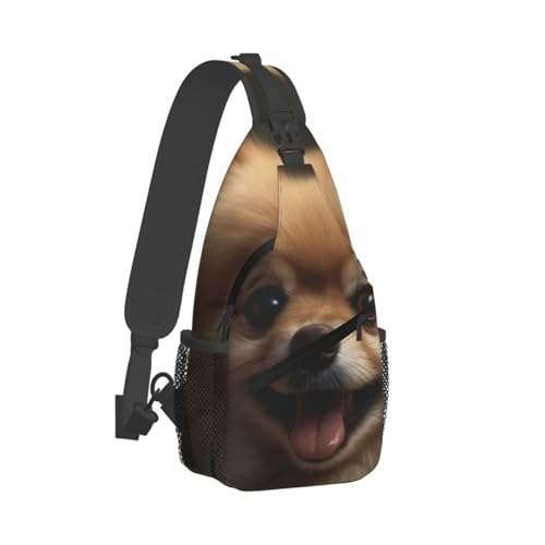 Mochila tipo bandolera pequeña para hiking unisex