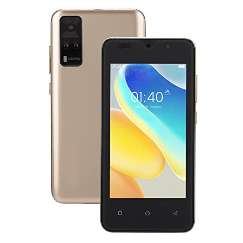 Teléfonos Celulares Android Desbloqueados, Y53S 5.45in FHD Pantalla Dual SIM Face Unlocked Mobile Phone, 2GB RAM 32GB ROM Ultra Thin Smartphone, 128G Expansion, 2800mAh, Dual Camera, Bluetooth(Oro)