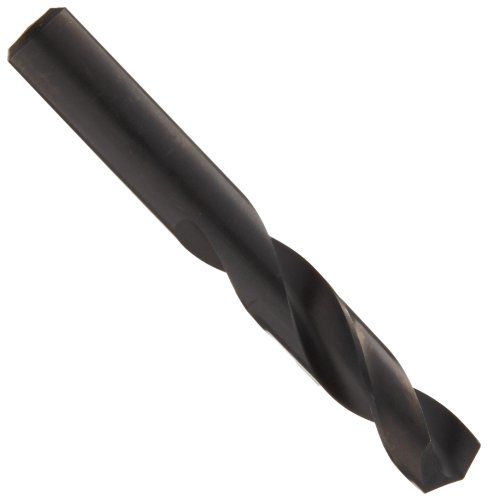 Chicago Latrobe 69852 159 Series High-Speed Steel Short Length Drill Bit Set In Metal Case, Black Oxide Finish, 135 Degree Split Point, Inch, 21-piece, 1/16" - 3/8" in 1/64" increments