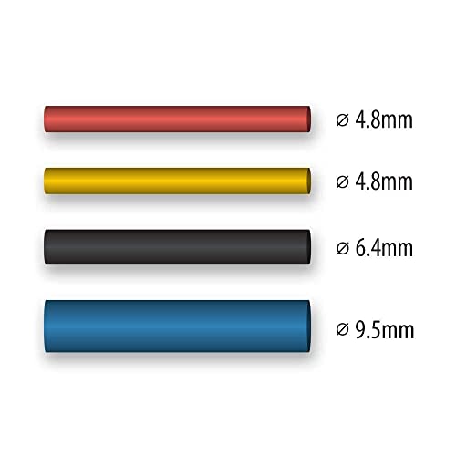 WAGNER FURNO Heat Gun Shrink tubing-Set - for Shrinking Cables 8 x ᴓ 4, 8 mm/ 8 x ᴓ 6, 4 mm, 8 x ᴓ 4, 8 mm/ 8 x ᴓ 9, 5 mm - Image 3