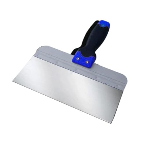 Herramienta profesional de yeso Skimming Espátula plana de acero inoxidable Tapping Scraper Herramienta para pavimentos Renders Compuestos