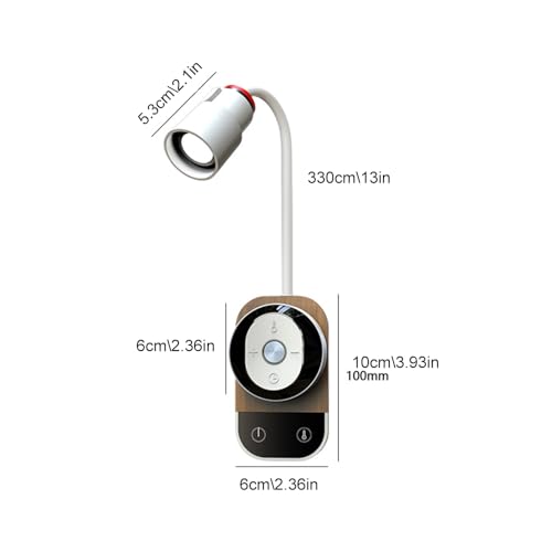 Lámpara de la plataforma USB de pared LED para iluminar zonas oscuras sin cables 5