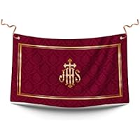 Decoración Semana Santa para balcones en Terciopelo Colgaduras