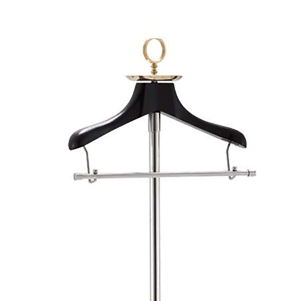 Servomuto autoportante per Uomo/Donna in Acciaio Inox e Legno con Base Robusta per Camera da Letto e Ufficio