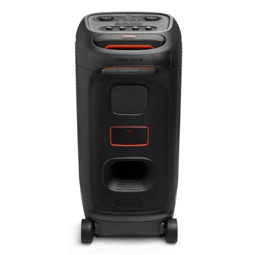 Image of JBL PartyBox Stage 320 Portable Party Speaker Bundle with Wireless Microphone System (Black)