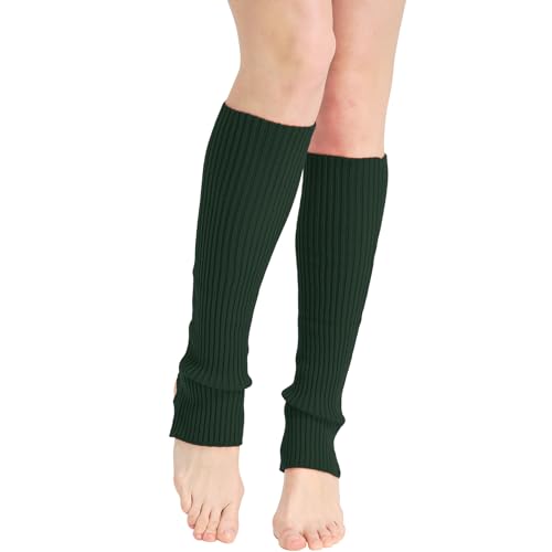 Image of Nanxson Knit Ribbed LegWarmer Women Knit Calf Accessories Leg Sleeves | Solid Neon Boot Socks,Y2K 80s Women's Lolita LegWarmer,Sports Party Yoga Dance Accessories,Winter Ankle Heap Kawaii Sock