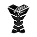 DWSM Autocollants Moto pour Honda TRANSALP Moto 3D Résine Réservoir Pad Autocollant Réfléchissant Pad Remplissage Gaz Cap Pad (Color : Black)