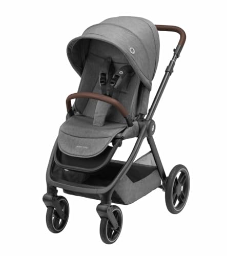 Maxi-Cosi Oxford Passeggino, 0-4 anni(0-22 kg), compatto pieghevole, Sospensioni ammortizzanti, 3 posizioni, 10 kg Ampio cestello, Seduta spaziosa, Select Grey