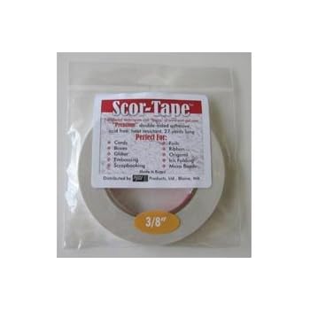 Scor-Pal (2-Pack) Scor Tape .375 inch x 27 Yard SP214