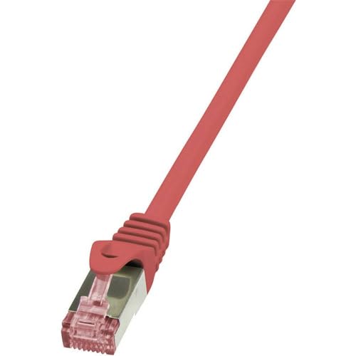 LOGILINK Cable DE Red CAT6 S/FTP AWG27 PIMF Rojo 3,00M