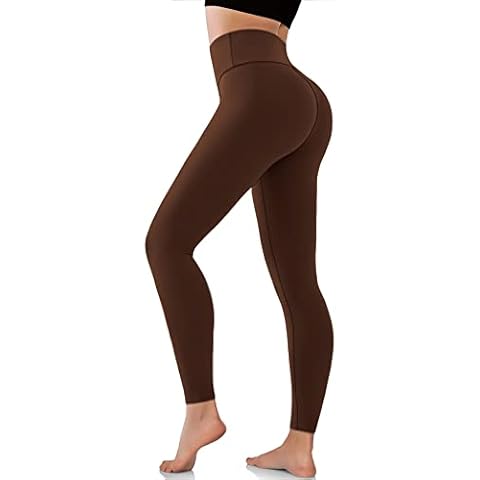 Leggings for Women - High Waisted Tummy Control No See Through Workout Yoga Pants Cover