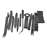 Montesy - 12-teiliges Profi KFZ Panel Hebelwerkzeug Set, geeignet für die Wartung von Stereoanlagen, ergonomischer Griff, inkl. Profi Demontage-Set