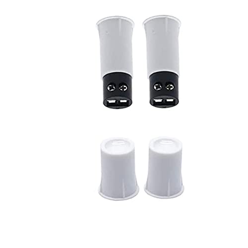 Image of MC-33C NC Recessed Wired Security Window Door Contact Sensor Alarm Magnetic Reed Switch, for Home Security and Burglar Alarm Systems, Sets of 2, White