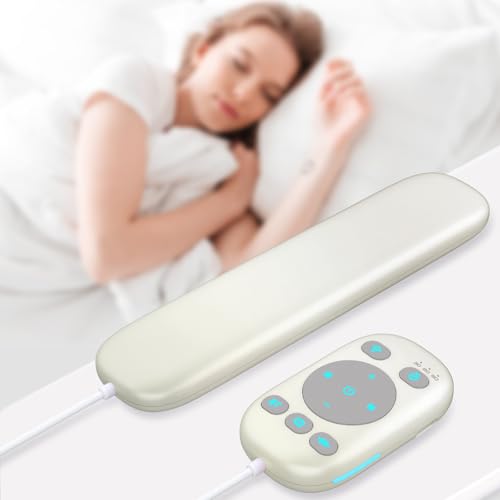 PILSAMAS Pillow Speakers, Bone Conduction Sleep Headphones with Wired Remote, Bluetooth 5.4 for...