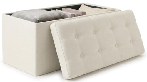 Edihome Puff Almacenaje Plegable  38 x