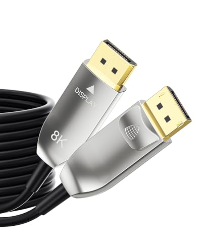 54Gbps Fiber Optic Displayport 2.1 Cable