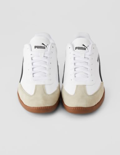 Image of Puma, Unisex-Adult, 9-T, White-New Navy-Desert Dust, Sneaker, 10UK, (39817419)