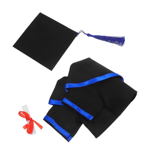 OUNONA 1 Set Pp Cotton Graduation Doll Cloth Graduation Stuffed Animal Graduation Cap and Gown Accessories