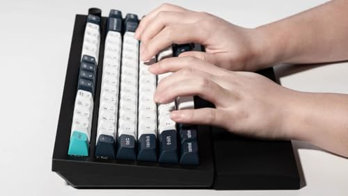 Image of Keychron Silicone Palm Rest for V1 / V1 Max / V2 / V2 Max / Q1 / Q1 Pro / Q1 HE / Q1 Max / Q2 / Q2 Pro / Q2 Max / Q2 HE / P1 / P1 Pro / P1 HE - Black, 12.89 inch Length