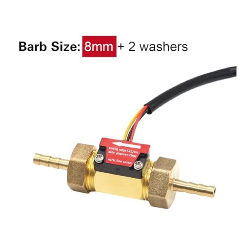 Capteur de débit d'eau laiton 1/2 pour compteur à effet Hall de tuyauterie domestique - 3